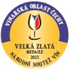 Národní soutěž vín 2023 - Oblast Čechy - Velká zlatá medaile
